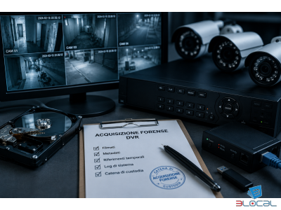 Acquisizione forense dei filmati da DVR: procedure, integrità e corretta conservazione della prova digitale